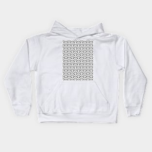 Leaf Inspired Geometric Pattern Kids Hoodie